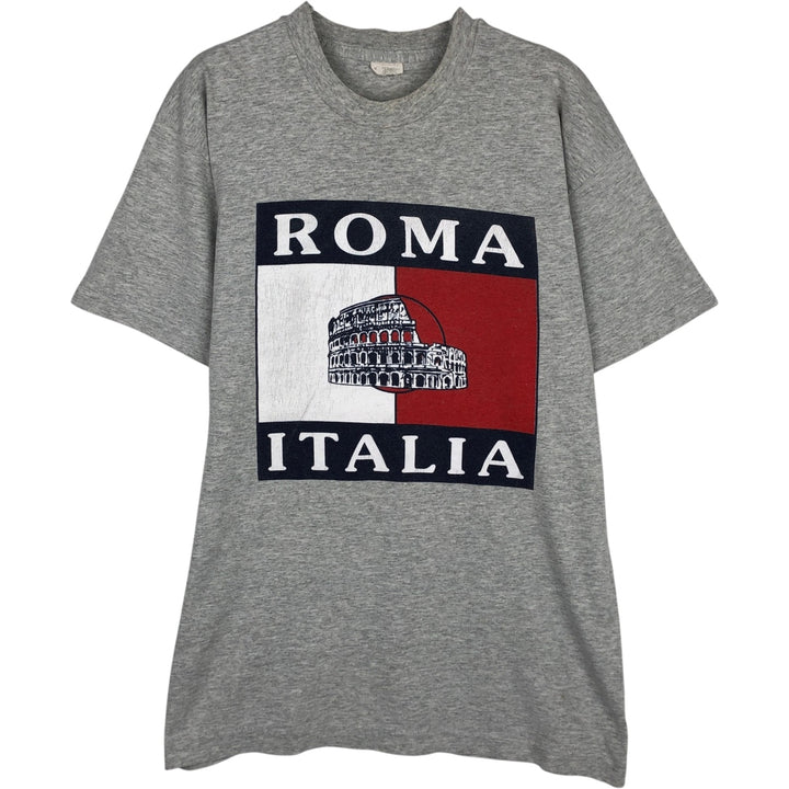 Vintage souvenir T-shirt from the 1990s, equivalent to men's size M. cotton gray type Vintage Second Hand