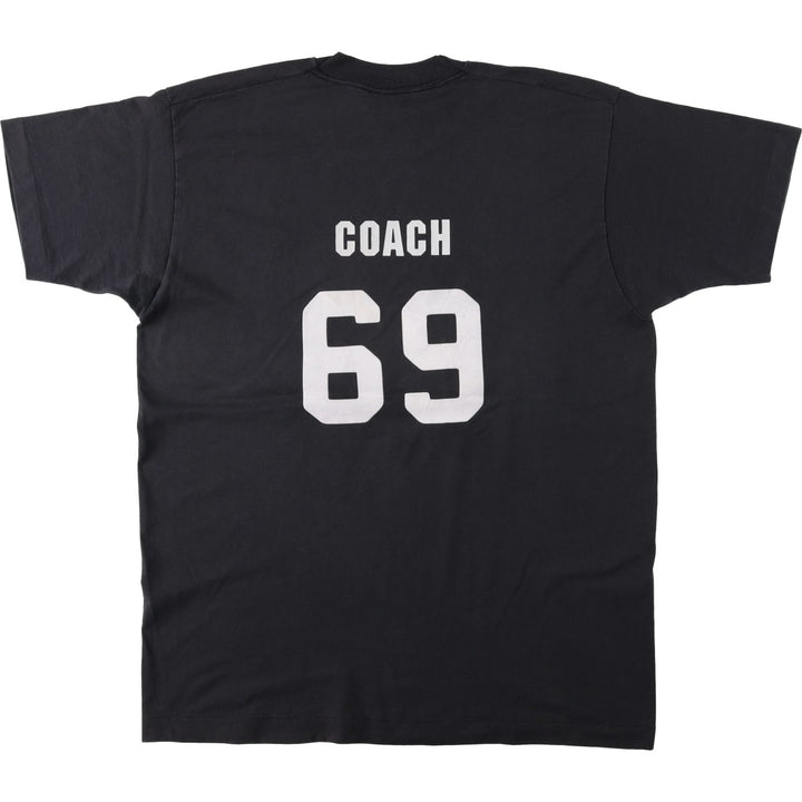 90'S Fruit of the Loom Best Printed T-shirt, Made in USA, Men's XL, Vintage cotton black type Vintage Second Hand