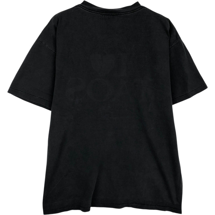80'S ONEITA POWER-T Print T-Shirt, Men's Size L (Equivalent), Vintage cotton Charcoal Vintage Second Hand