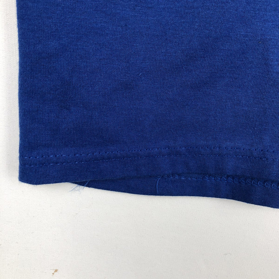 Vintage 90'S Peacock Print T-Shirt, Made in USA, Men's XL cotton blue type Vintage Second Hand