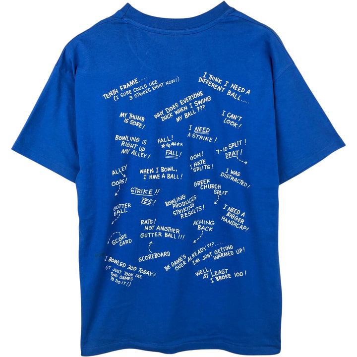 90'S Hanes HEAVYWEIGHT 50 cotton blue type Vintage Second Hand