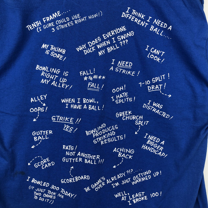 90'S Hanes HEAVYWEIGHT 50 cotton blue type Vintage Second Hand
