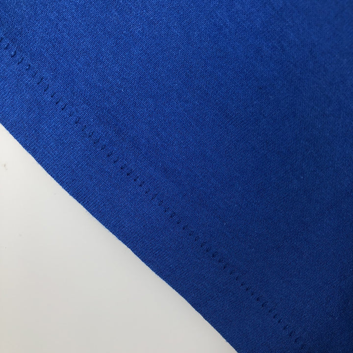 90'S Hanes HEAVYWEIGHT 50 cotton blue type Vintage Second Hand