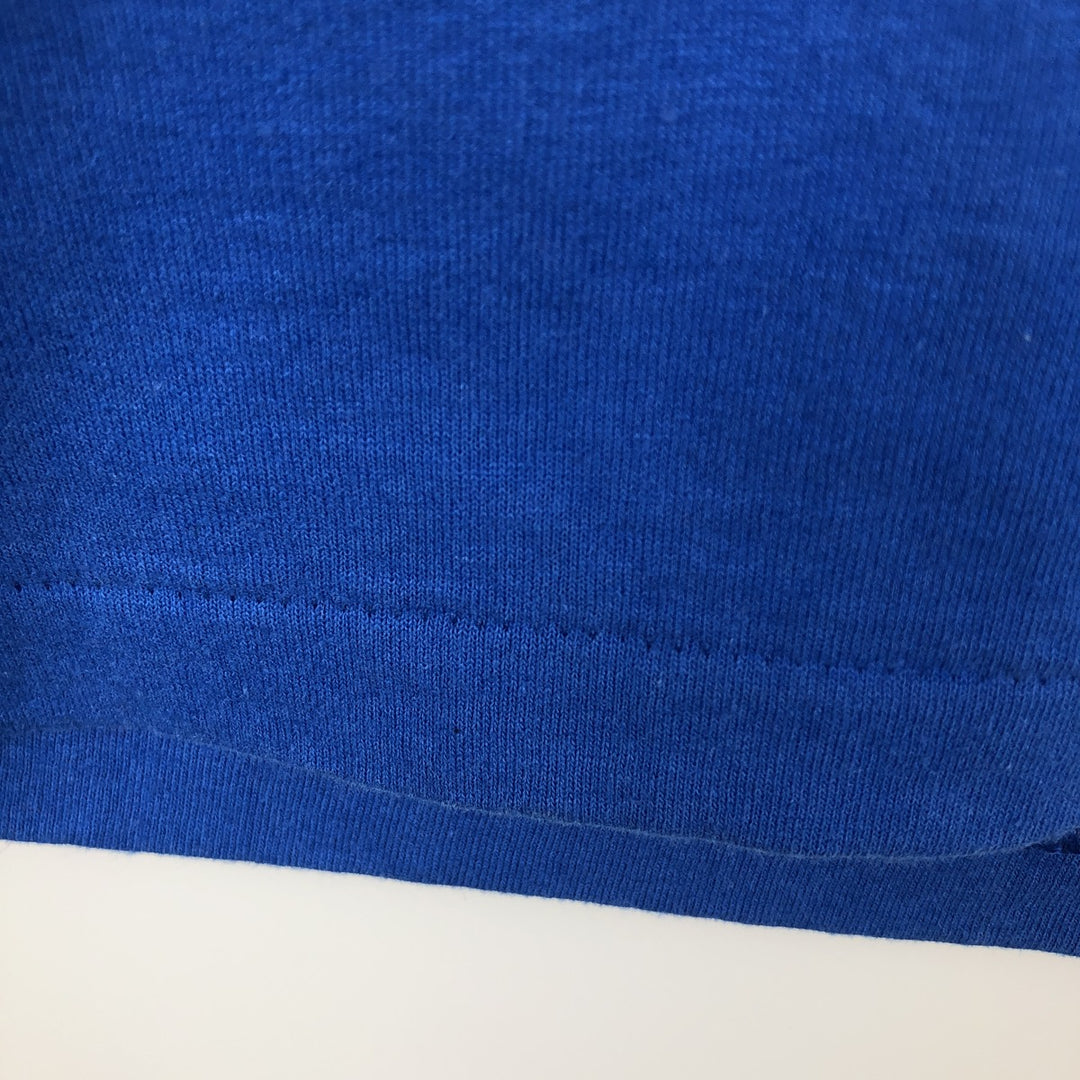 90'S Hanes HEAVYWEIGHT 50 cotton blue type Vintage Second Hand