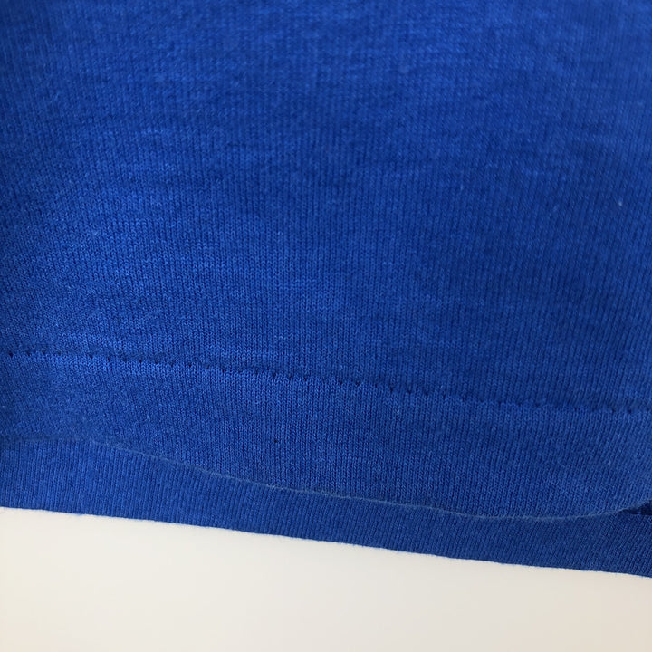 90'S Hanes HEAVYWEIGHT 50 cotton blue type Vintage Second Hand