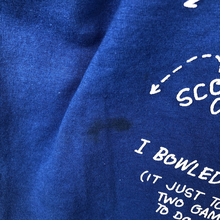 90'S Hanes HEAVYWEIGHT 50 cotton blue type Vintage Second Hand