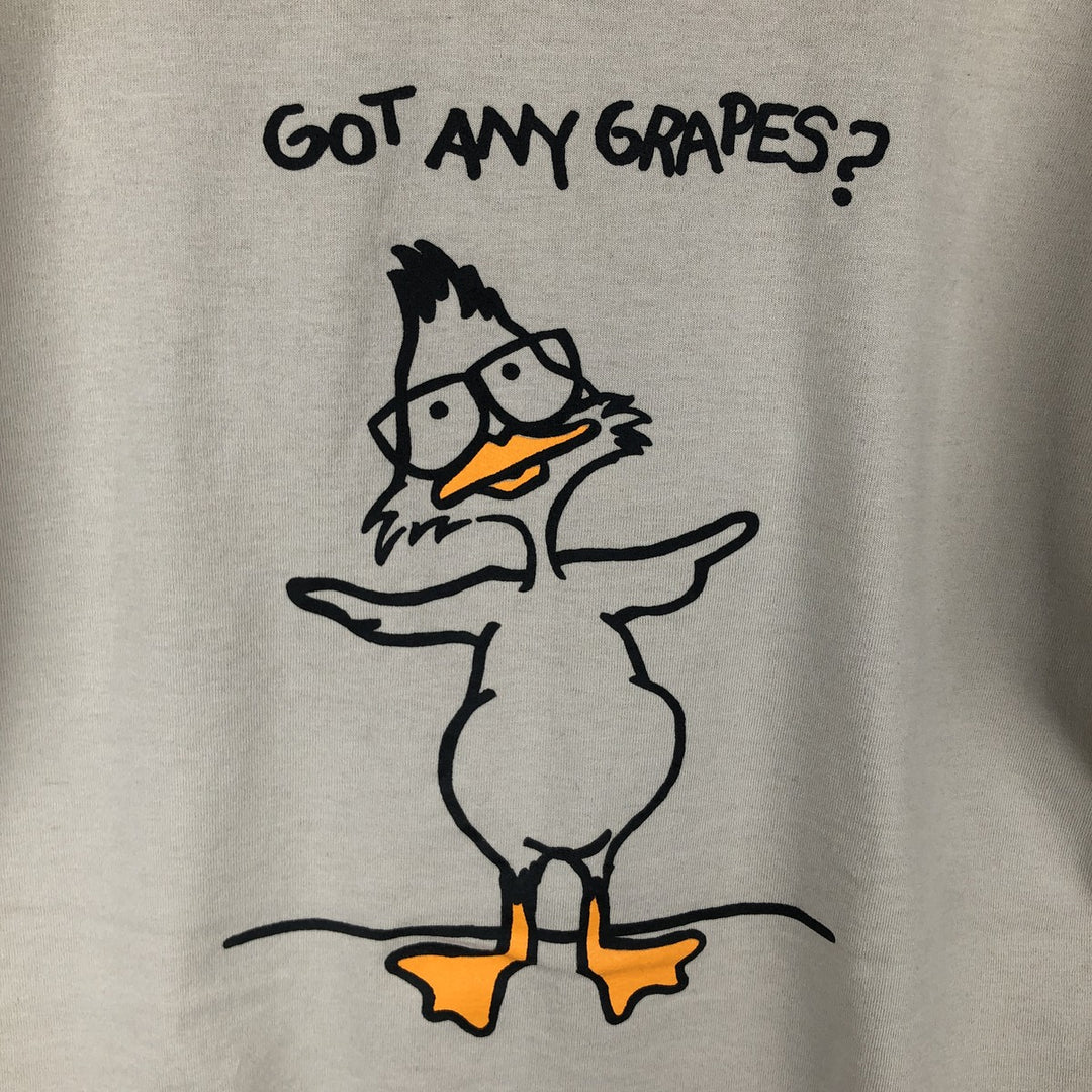 90'S Fruit of the Loom Best Message Print T-Shirt, Made in USA, Men's Size L (approx.), Vintage cotton Beige type Vintage Second Hand