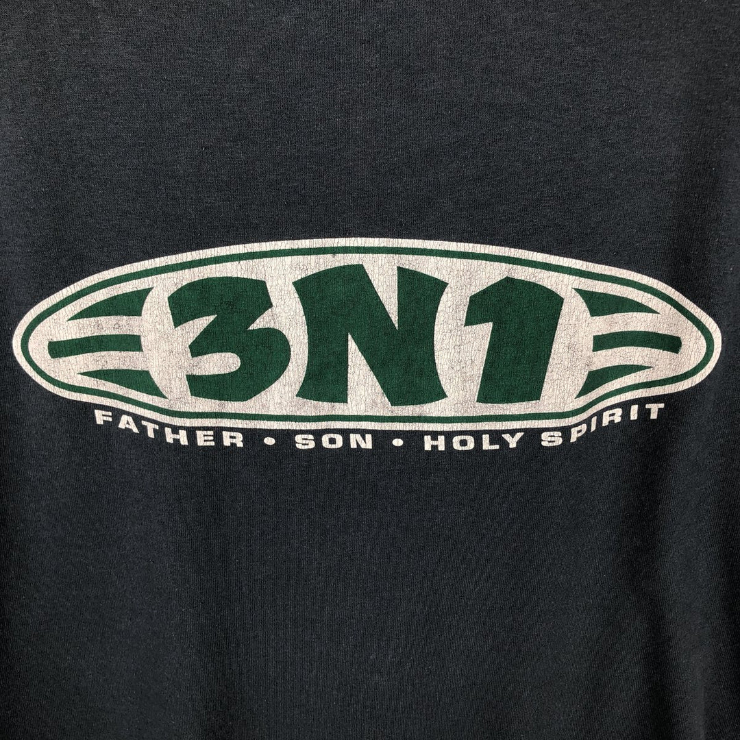 90'S Hanes HEAVYWEIGHT 50 cotton navy blue type Vintage Second Hand