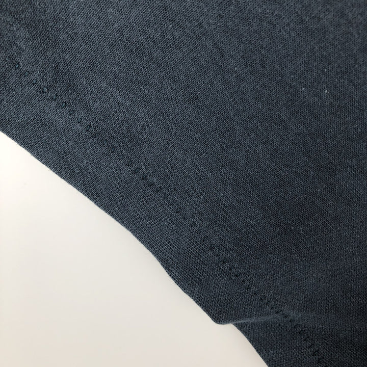 90'S Hanes HEAVYWEIGHT 50 cotton navy blue type Vintage Second Hand