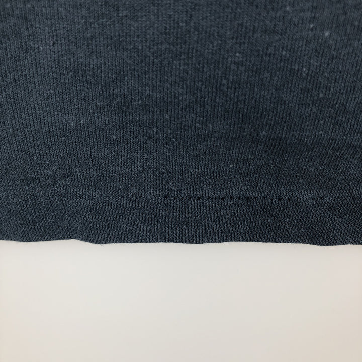 90'S Hanes HEAVYWEIGHT 50 cotton navy blue type Vintage Second Hand