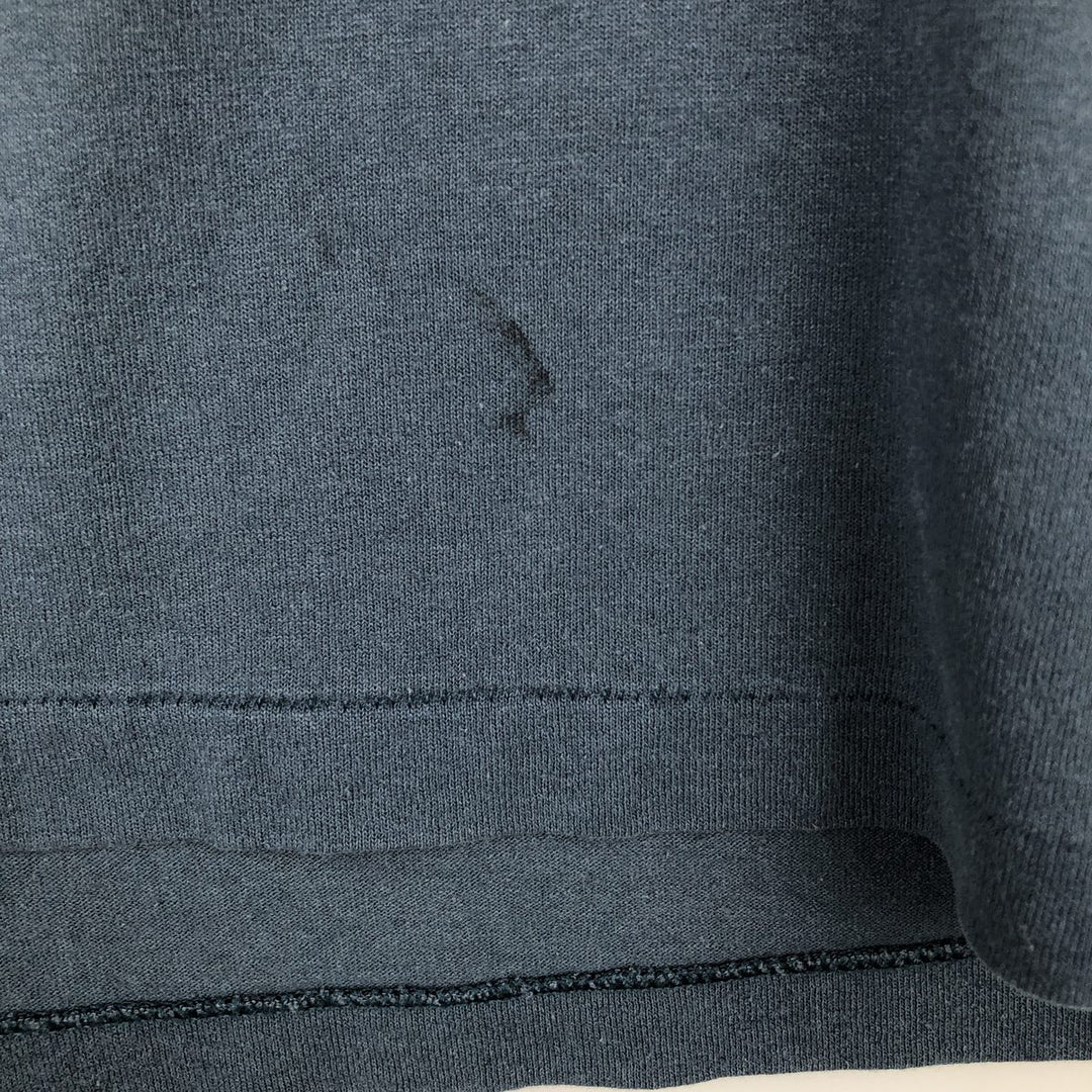 90'S Hanes HEAVYWEIGHT 50 cotton navy blue type Vintage Second Hand