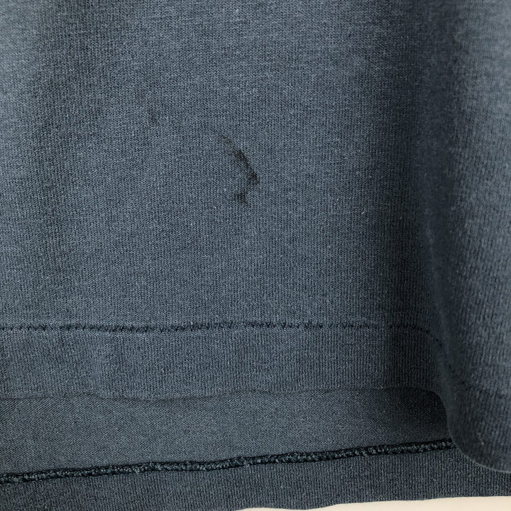 90'S Hanes HEAVYWEIGHT 50 cotton navy blue type Vintage Second Hand