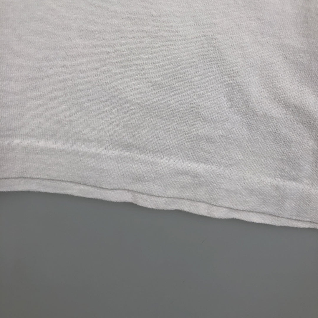 Vintage printed T-shirt, size L for men unclear white type Vintage Second Hand