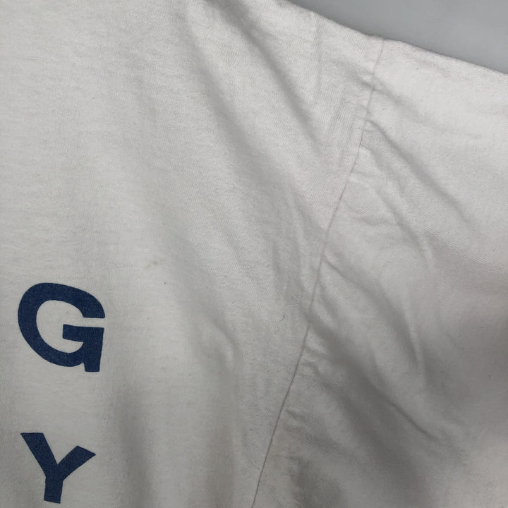 Vintage printed T-shirt, size L for men unclear white type Vintage Second Hand