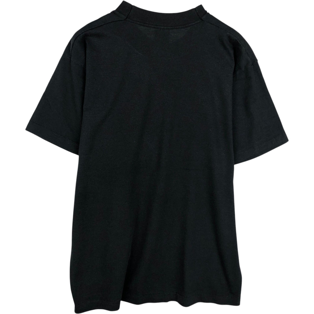 90'S SCREEN STARS Printed T-shirt Made in USA Men's L Vintage cotton black type Vintage Second Hand