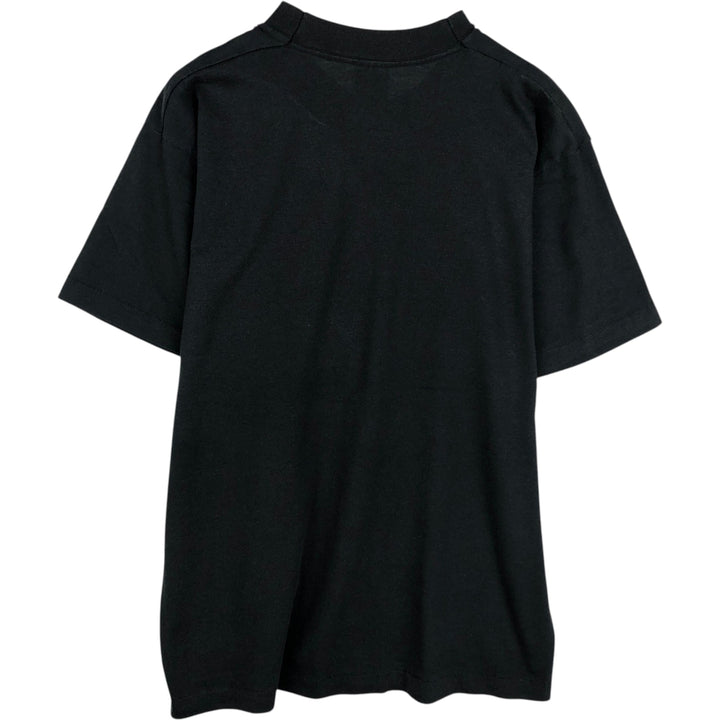 90'S SCREEN STARS Printed T-shirt Made in USA Men's L Vintage cotton black type Vintage Second Hand