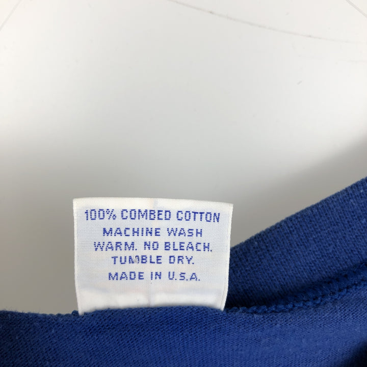 90'S Crazy Shirts Souvenir T-Shirt, Made in USA, Men's XL equivalent, Vintage cotton blue type Vintage Second Hand