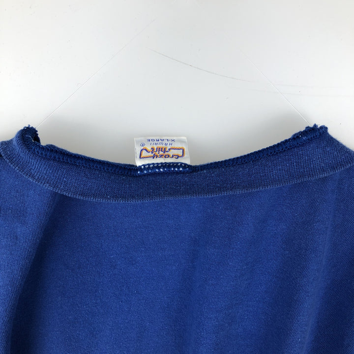 90'S Crazy Shirts Souvenir T-Shirt, Made in USA, Men's XL equivalent, Vintage cotton blue type Vintage Second Hand