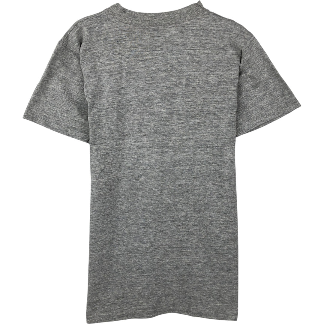70'S ARTEX Print T-Shirt, Made in USA, Men's Size M (Equivalent), Vintage cotton gray type Vintage Second Hand