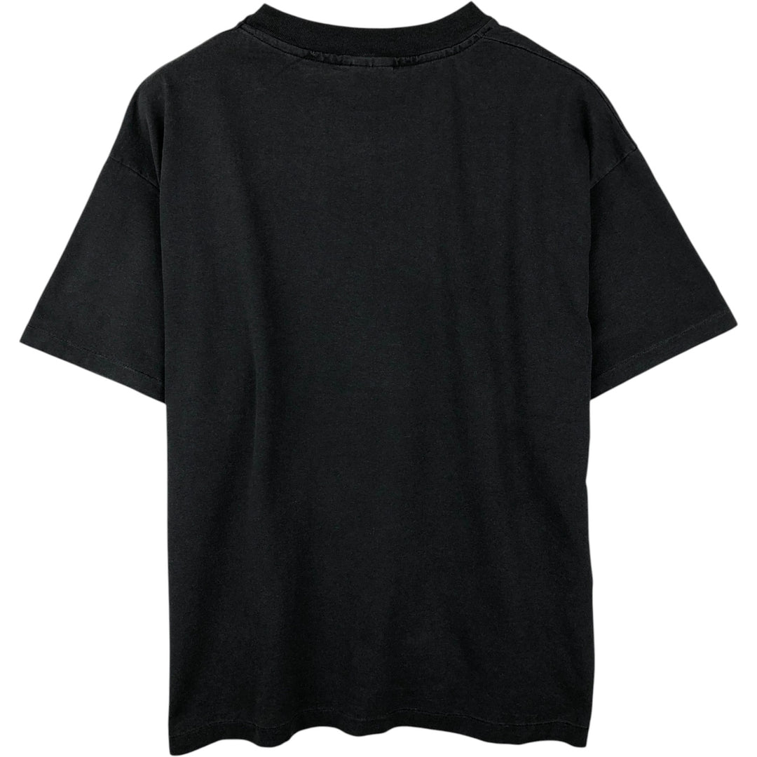 90'S Hanes HEAVYWEIGHT 50 cotton black type Vintage Second Hand