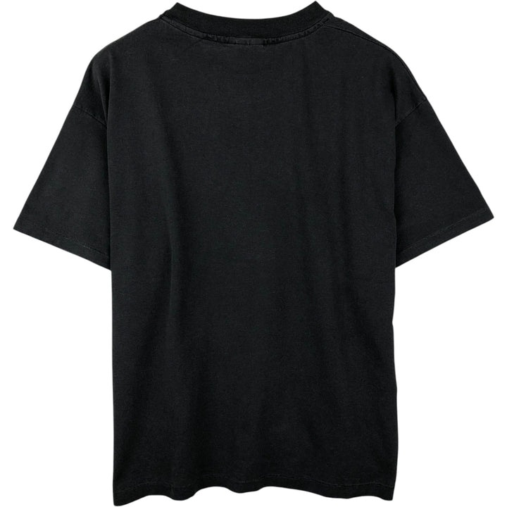 90'S Hanes HEAVYWEIGHT 50 cotton black type Vintage Second Hand