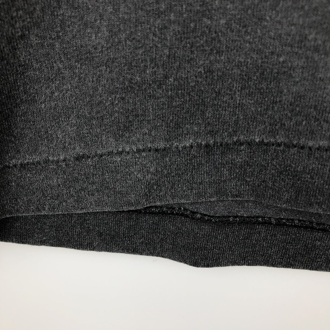 90'S Hanes HEAVYWEIGHT 50 cotton black type Vintage Second Hand