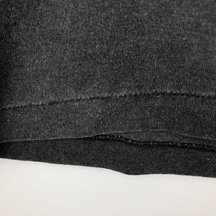 90'S Hanes HEAVYWEIGHT 50 cotton black type Vintage Second Hand