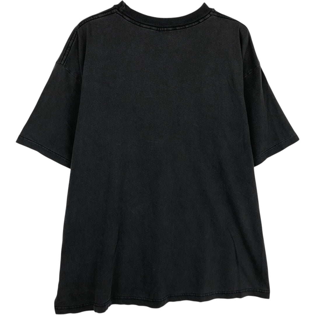 90s-00'S TNT BY TRAU&LOEVNER Print T-Shirt, Men's Size L (approx.) cotton Charcoal Vintage Second Hand