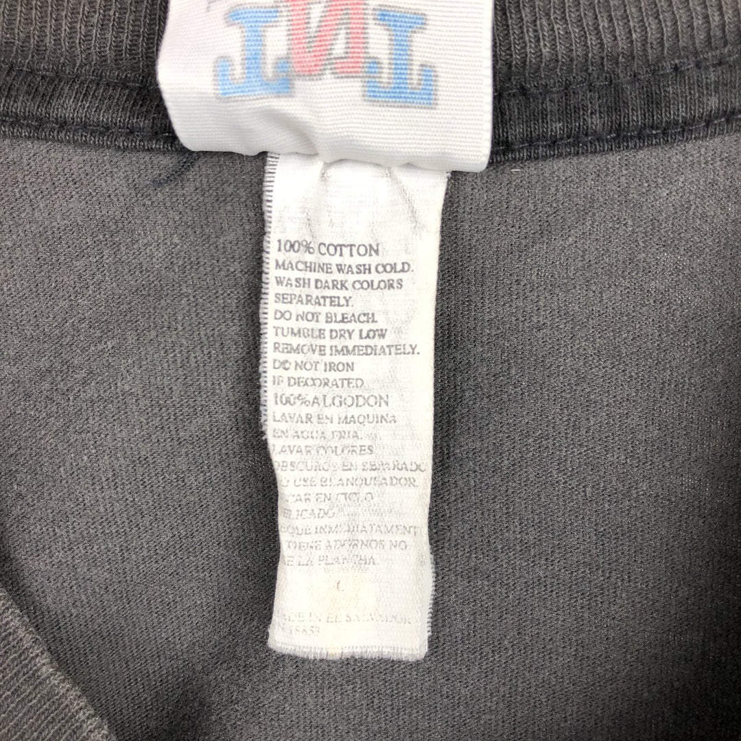 90s-00'S TNT BY TRAU&LOEVNER Print T-Shirt, Men's Size L (approx.) cotton Charcoal Vintage Second Hand