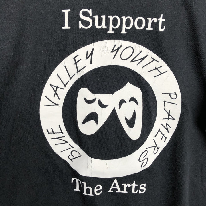 90'S Fruit of the Loom Best Printed T-shirt, Made in USA, Men's XL, Vintage cotton black type Vintage Second Hand