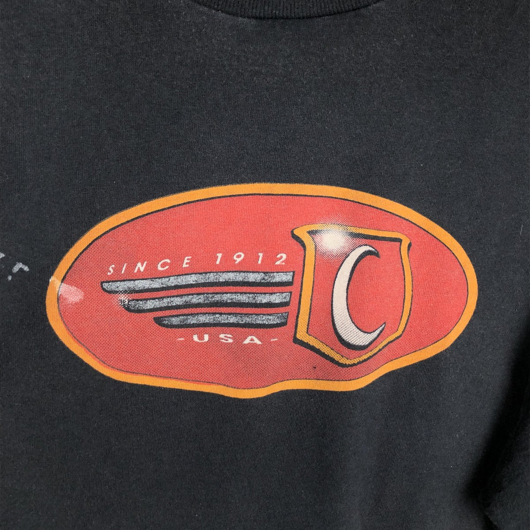 90'S Fruit of the Loom Screen Stars Print T-Shirt, Men's XL (approx.), Vintage cotton black type Vintage Second Hand