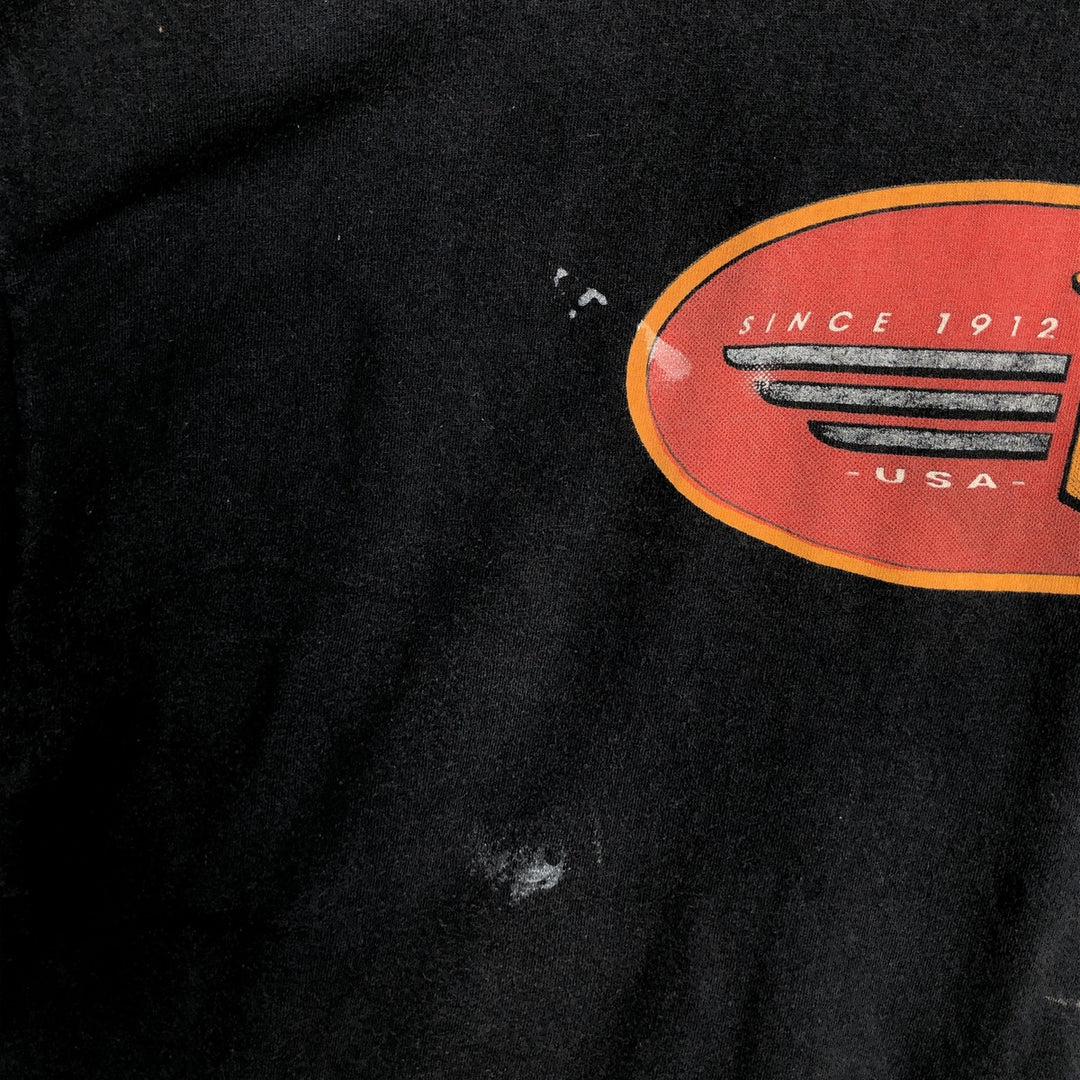 90'S Fruit of the Loom Screen Stars Print T-Shirt, Men's XL (approx.), Vintage cotton black type Vintage Second Hand