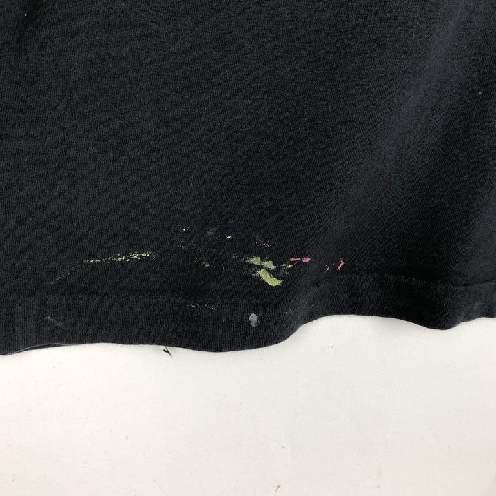 90'S Fruit of the Loom Screen Stars Print T-Shirt, Men's XL (approx.), Vintage cotton black type Vintage Second Hand