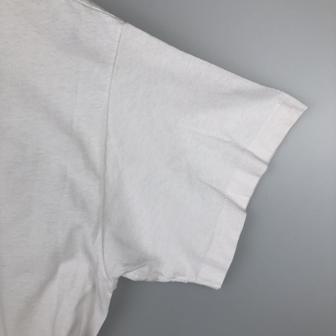 Screen Stars printed T-shirt, made in the USA, men's size XL (equivalent). cotton white type Vintage Second Hand