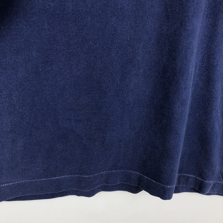 90'S Fruit of the Loom printed T-shirt, made in the USA, men's size M, vintage cotton navy blue type Vintage Second Hand
