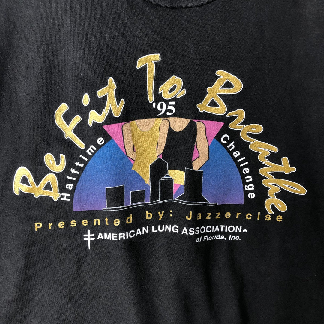 90'S Hanes BEEFY-T Printed T-shirt Made in USA Men's XL Vintage cotton black type Vintage Second Hand