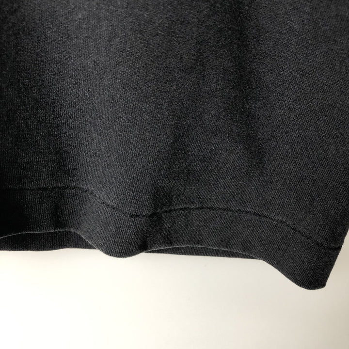 80'S Hanes Fifty-Fifty Blue Tag Printed T-Shirt, Made in USA, Men's Size L (approx.) cotton black type Vintage Second Hand