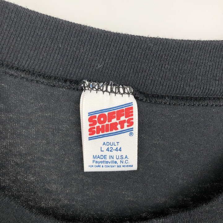 90'S Sofie Operation Desert Storm Print T-Shirt, Made in USA, Men's Size L (approx.), Vintage polyester black type Vintage Second Hand