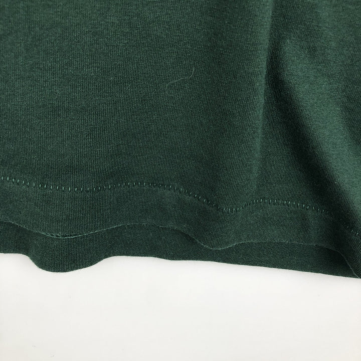 2000'S Fruit of the Loom Eagle Pattern Print T-Shirt, Made in Canada, Men's Size L (approx.) cotton green type Vintage Second Hand