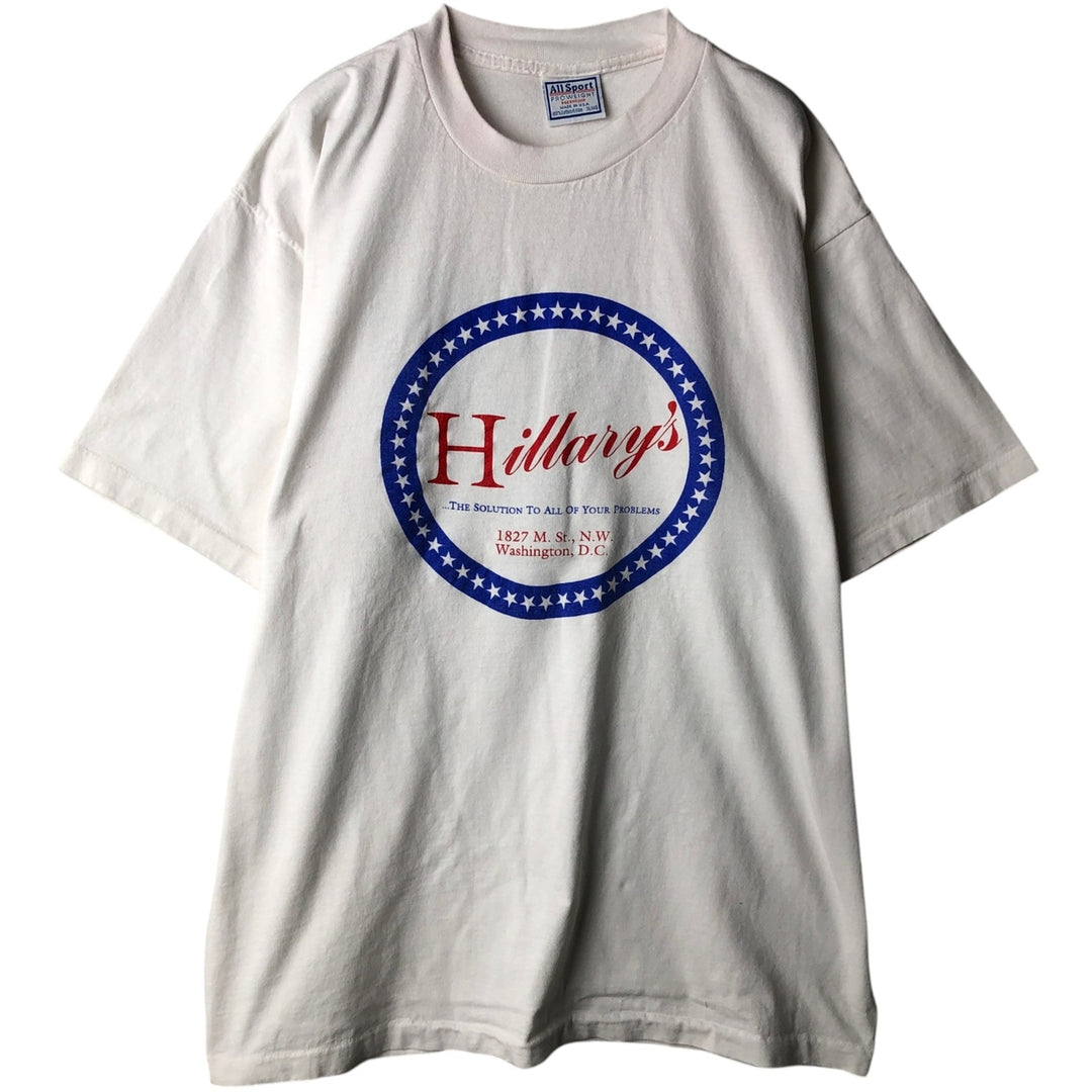 90'S All Sport PROWEIGHT Print T-Shirt, Made in USA, Men's XL equivalent, Vintage cotton white type Vintage Second Hand