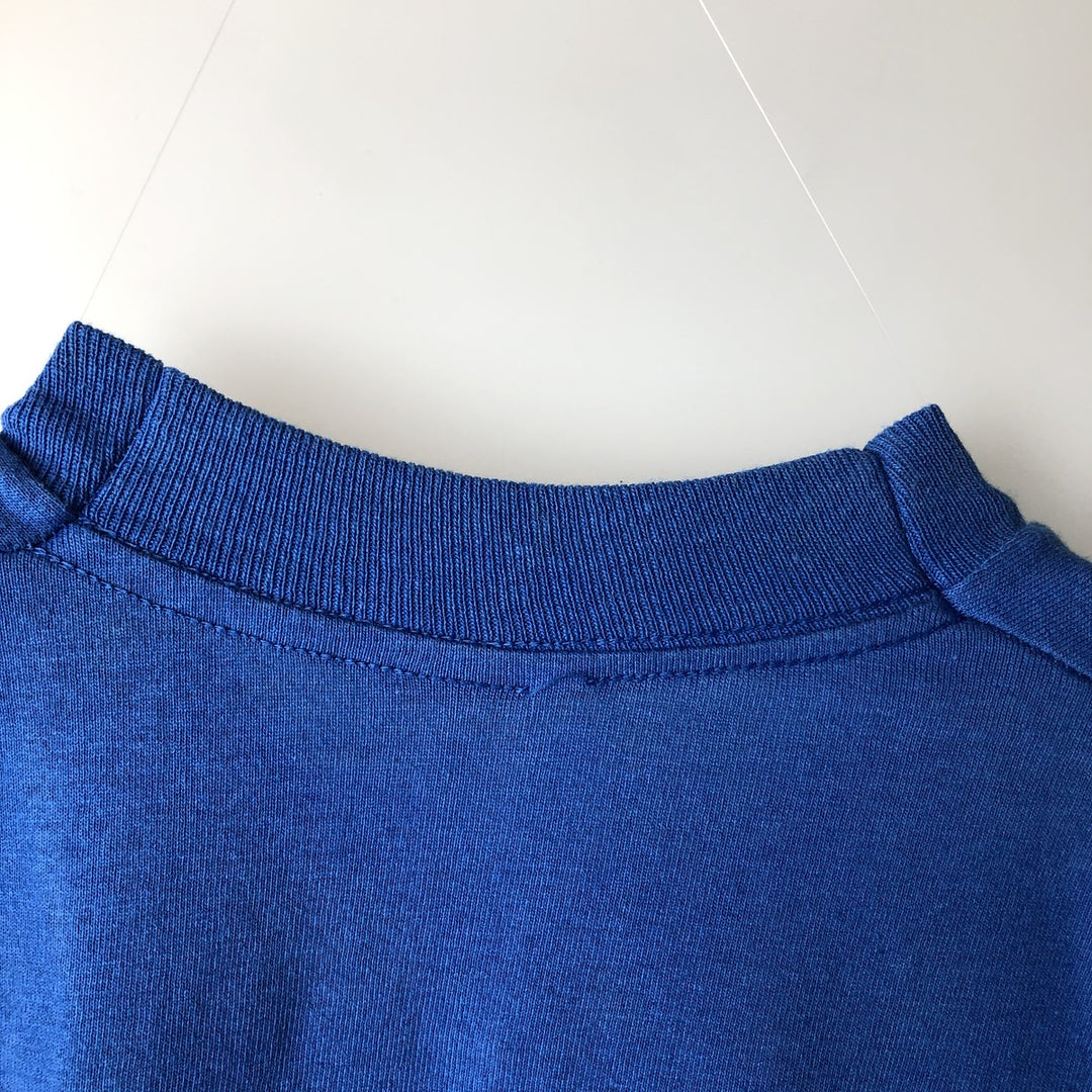 90'S Screen Stars Best Printed T-Shirt, Made in USA, Men's Size Medium, Vintage cotton blue type Vintage Second Hand