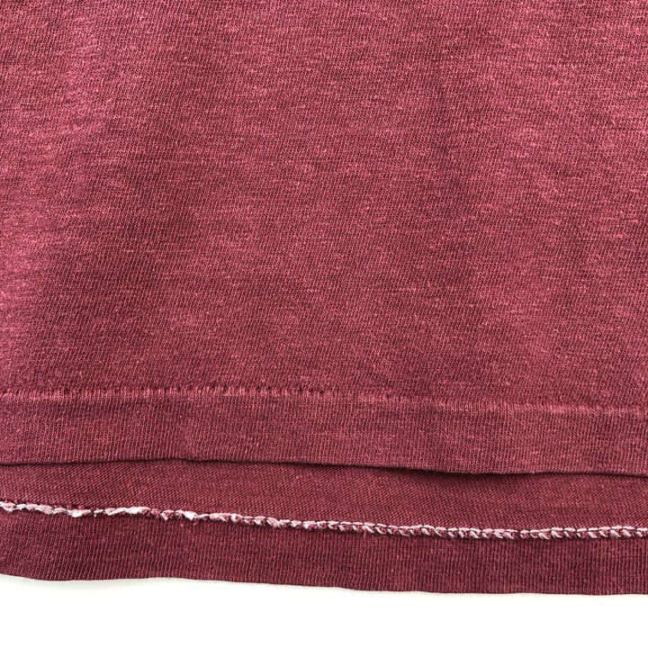 Printed T-shirt, Made in USA, Men's Size S unclear wine-red Vintage Second Hand