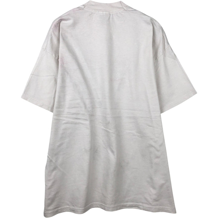 90'S Fruit of the Loom Screen Stars Print T-Shirt, Men's XL (approx.), Vintage cotton white type Vintage Second Hand