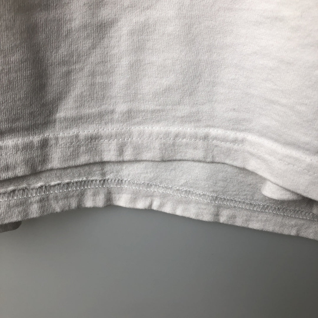 90'S Fruit of the Loom Screen Stars Print T-Shirt, Men's XL (approx.), Vintage cotton white type Vintage Second Hand