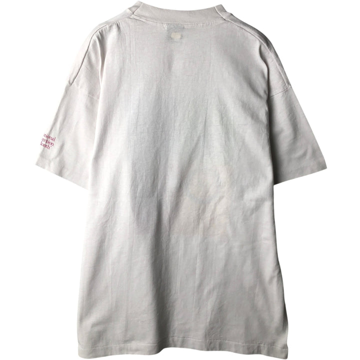90'S Fruit of the Loom Best Printed T-shirt, Made in USA, Men's XL, Vintage cotton white type Vintage Second Hand