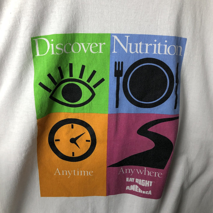 90'S Fruit of the Loom Best Printed T-shirt, Made in USA, Men's XL, Vintage cotton white type Vintage Second Hand