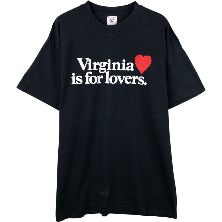 Vintage 90'S Delta DELTA Printed T-shirt, Made in USA, Men's L size cotton black type Vintage Second Hand