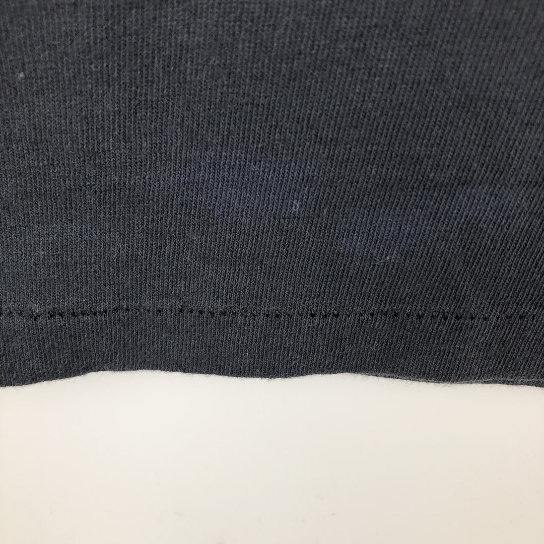 Vintage 90'S Delta DELTA Printed T-shirt, Made in USA, Men's L size cotton black type Vintage Second Hand