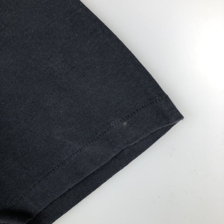 Vintage 90'S Delta DELTA Printed T-shirt, Made in USA, Men's L size cotton black type Vintage Second Hand