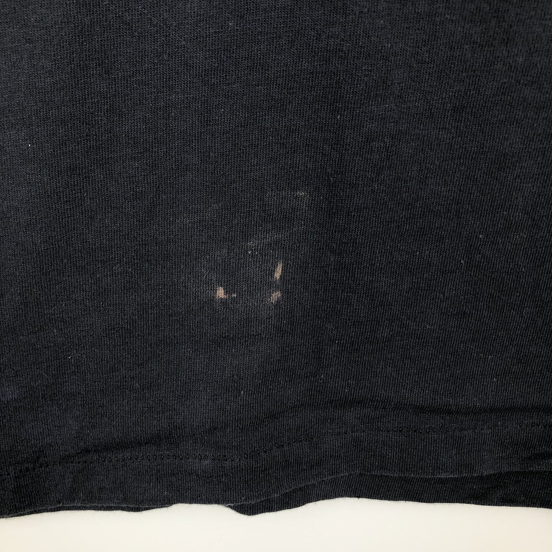 Vintage 90'S Delta DELTA Printed T-shirt, Made in USA, Men's L size cotton black type Vintage Second Hand